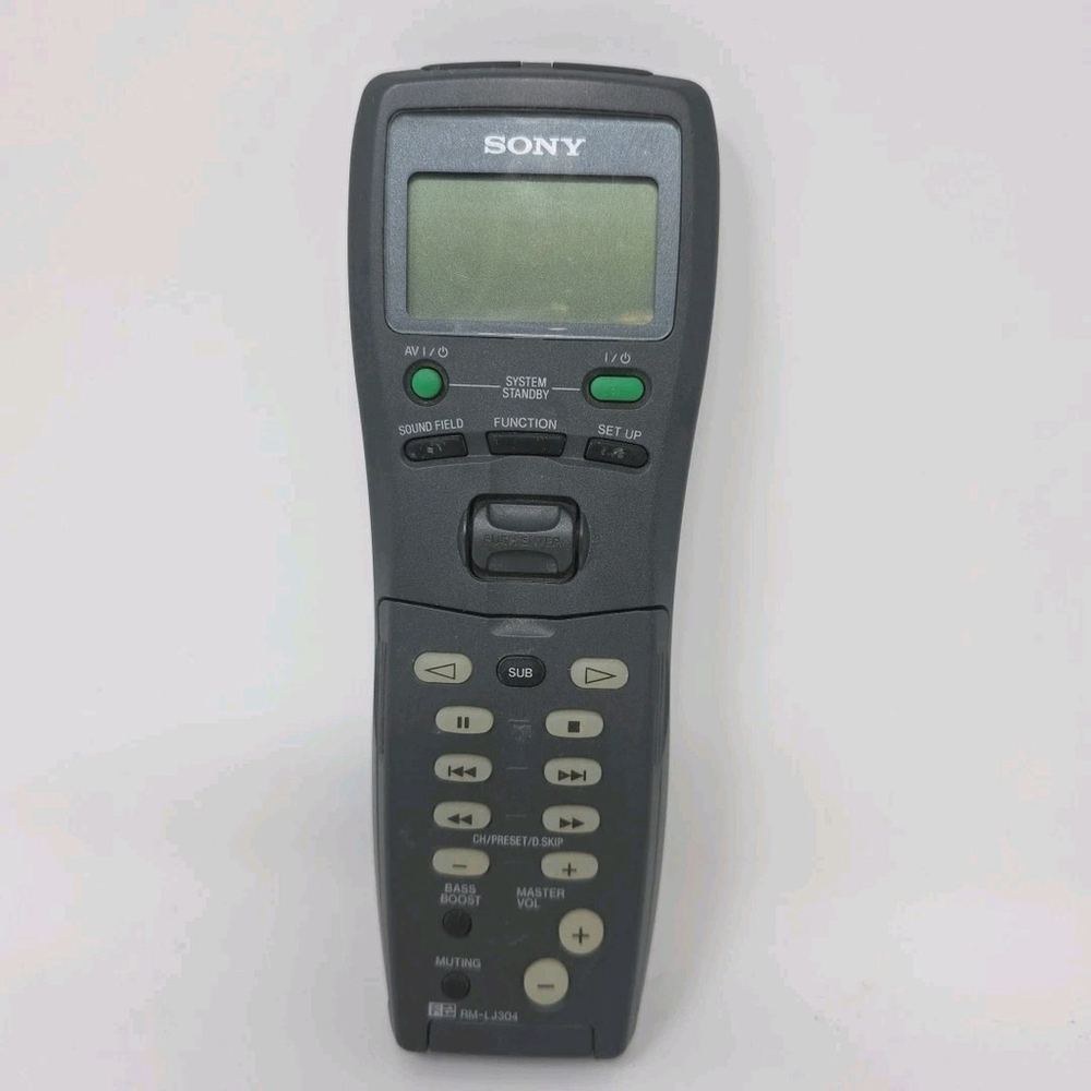 Sony RM-LJ304 Parts/Repair READ AV/Stereo Receiver Remote Control OEM